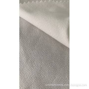 organic cotton knit crepe with stretch